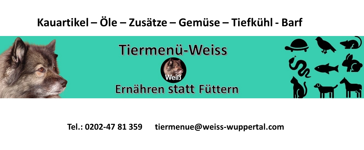 Tiermenue-weiss